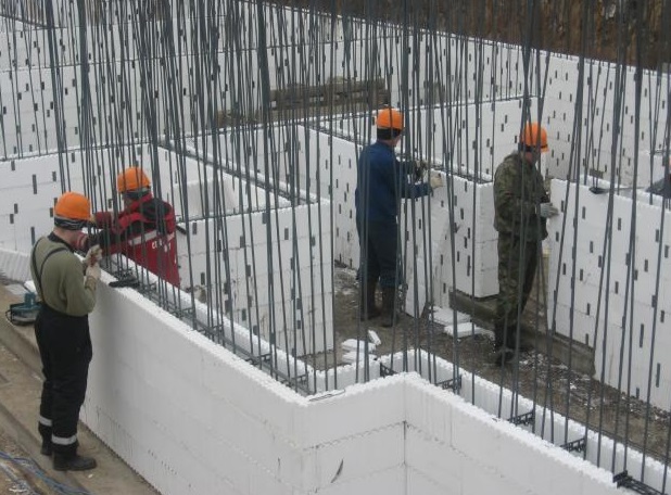 Опалубка для фундамента